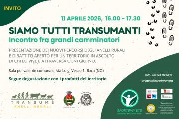 Sabato 11 aprile – Incontro “Siamo tutti transumanti. Incontro fra grandi camminatori”