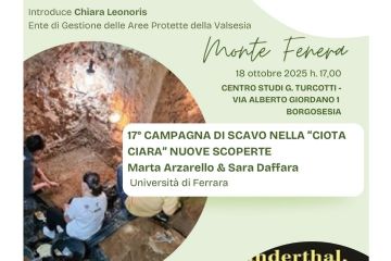 Nuove scoperte al Monte Fenera – Incontro sulle ricerche archeologiche condotte dall&#39;Universit&#224; di Ferrara e presentazione del volume sull’Uomo di Neanderthal