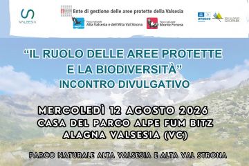 Incontro divulgativo "Il ruolo delle Aree Protette e la Biodiversità"