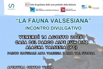 Incontro divulgativo "La fauna valsesiana"